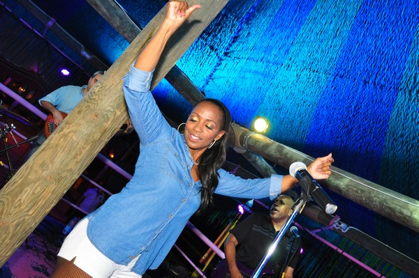Cinda at the Beach Bar